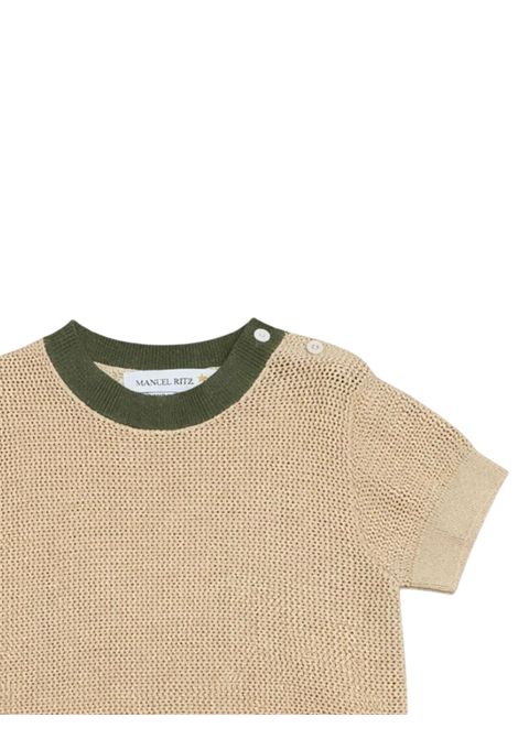 Maglia neonato beige in viscosa Manuel Ritz | 3359BEIGE